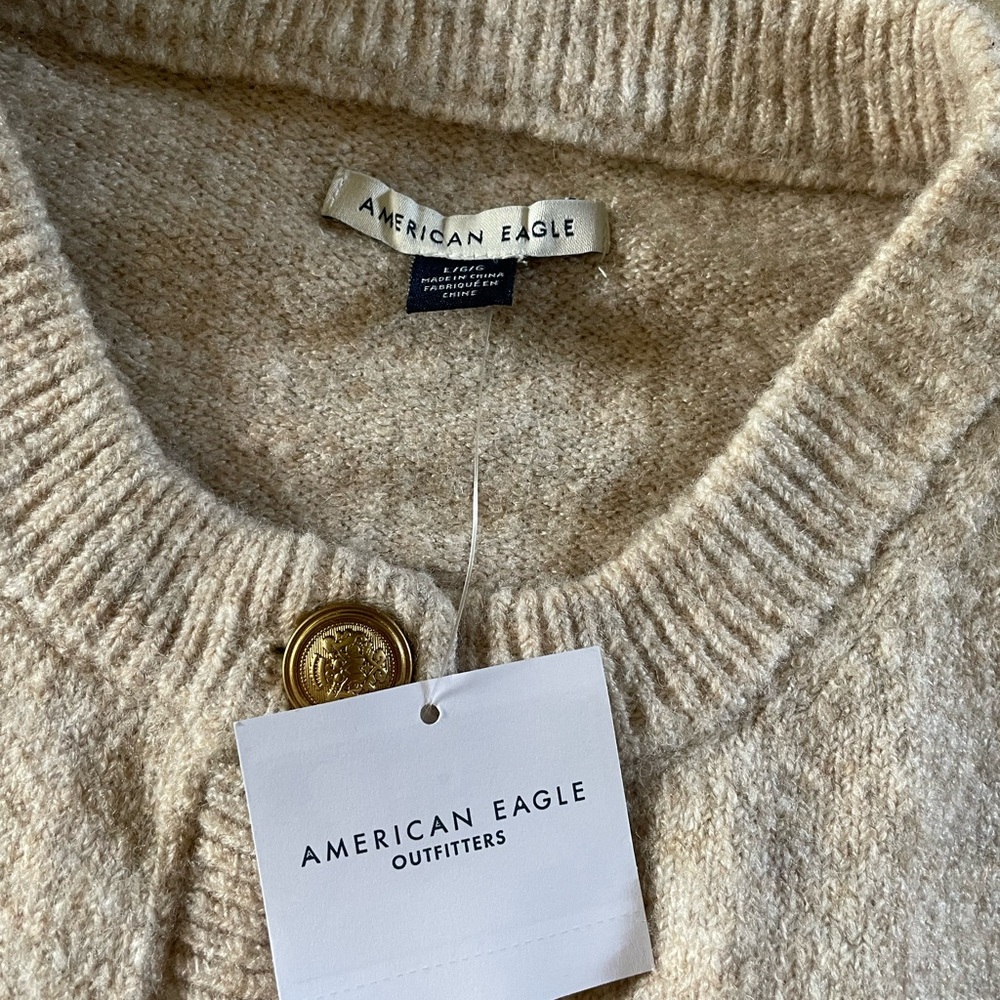 American Eagle Outfitters Cream Cardigan Sweater - Picture 5 of 5